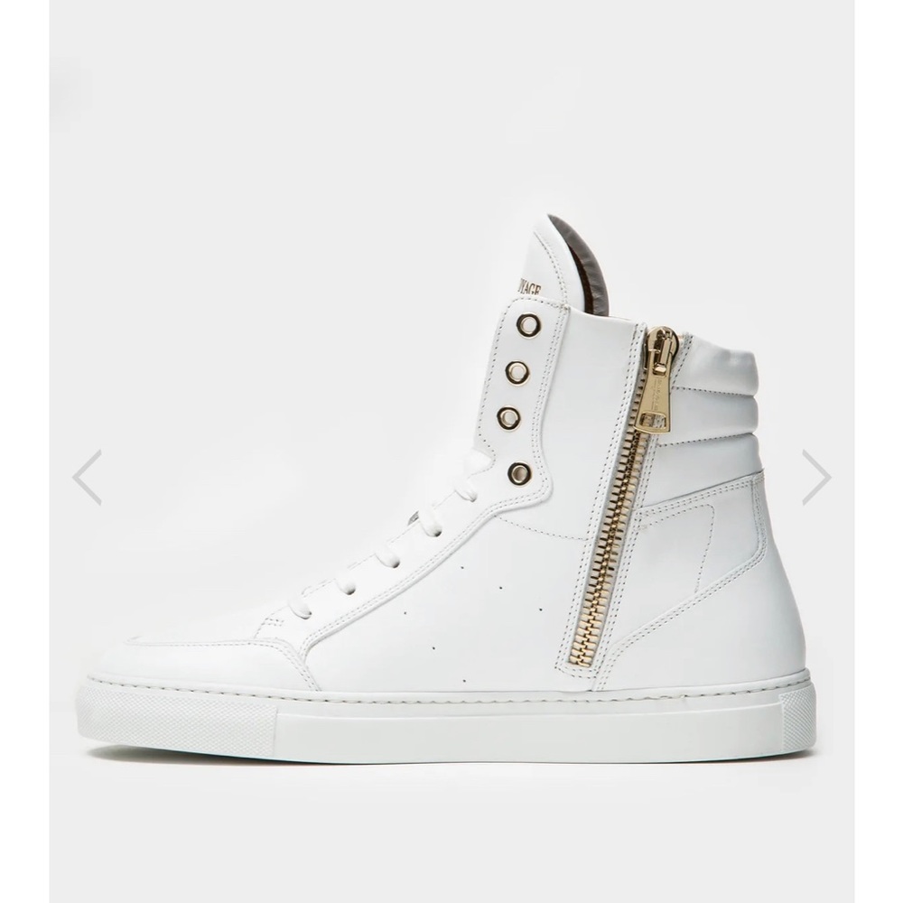 Grand Voyage ( Belmondo High- White Leather) 7 1/2